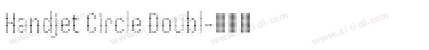 Handjet Circle Doubl字体转换